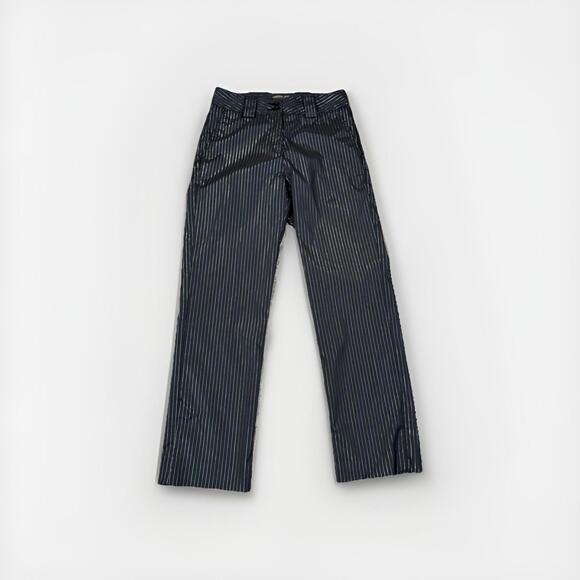 Maggie Lane Pants - Maggie Lane Pants Womens Sz 0 Black Gray Pin Stripe Performance Pockets (A27)
